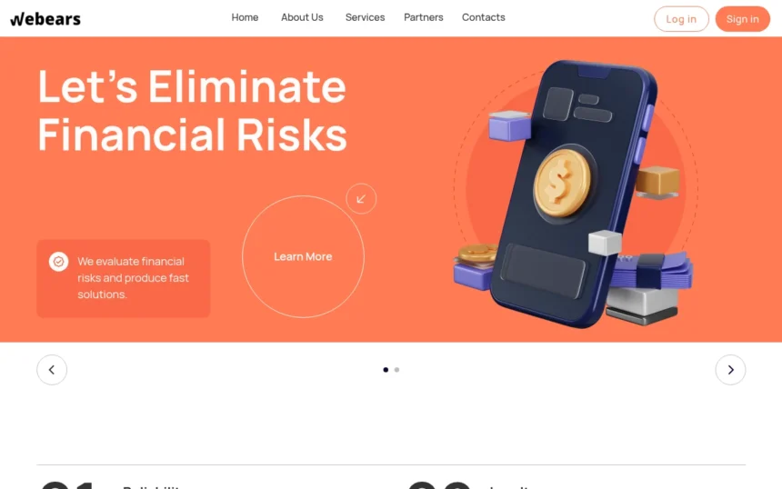 Главная страница webears.com — обзор сайта, отзывы клиентов и информация о возможных рисках и мошенничестве