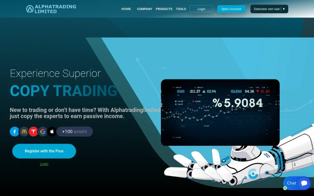 Главная страница alphatradinglimited.com — обзор сайта, отзывы клиентов и информация о возможных рисках и мошенничестве