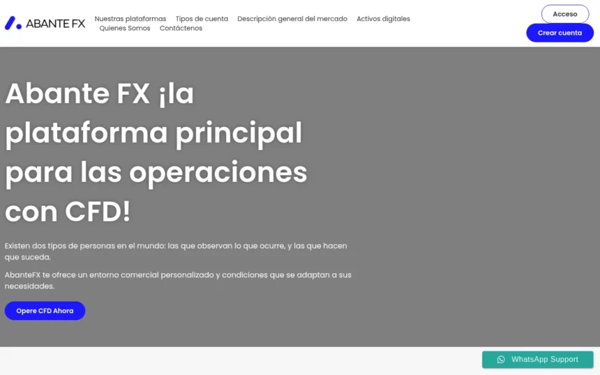 обзор сайта abantefx.com с отзывами пользователей