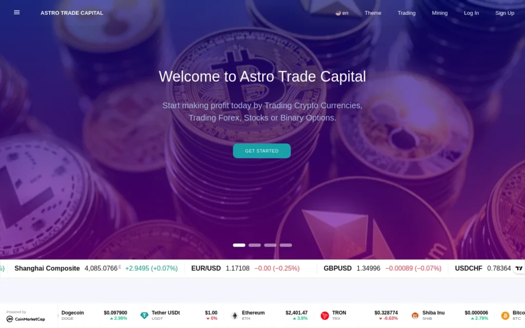 обзор сайта astrotradecapital.com с отзывами пользователей