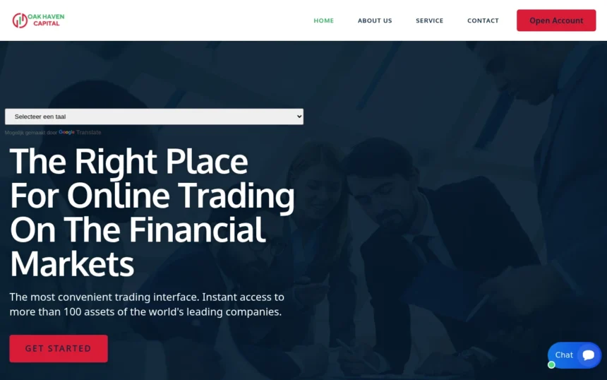 обзор сайта oakhaven-capital.com с отзывами пользователей