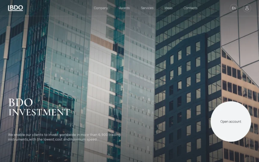 Главная страница bdoinvest.com — обзор сайта, отзывы клиентов и информация о возможных рисках и мошенничестве