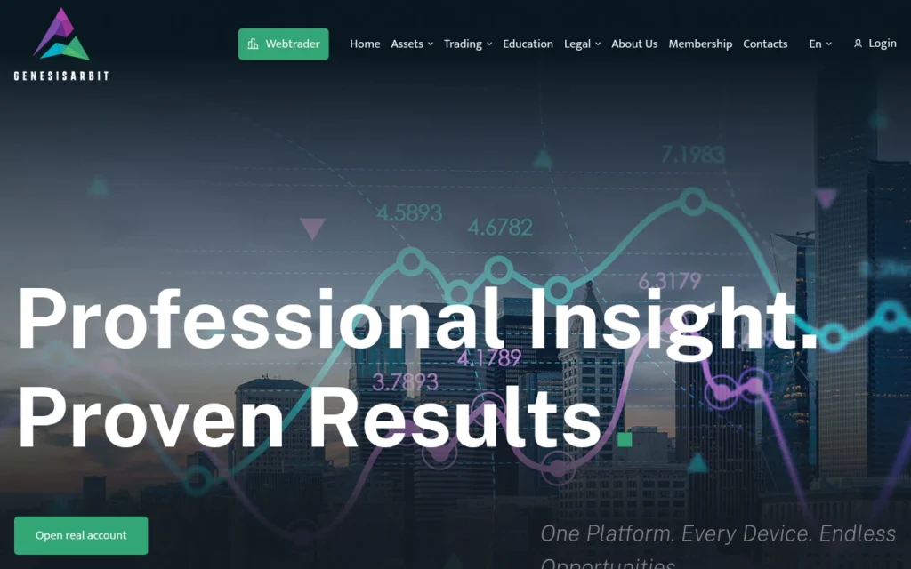 обзор сайта genesisarbit.one с отзывами пользователей