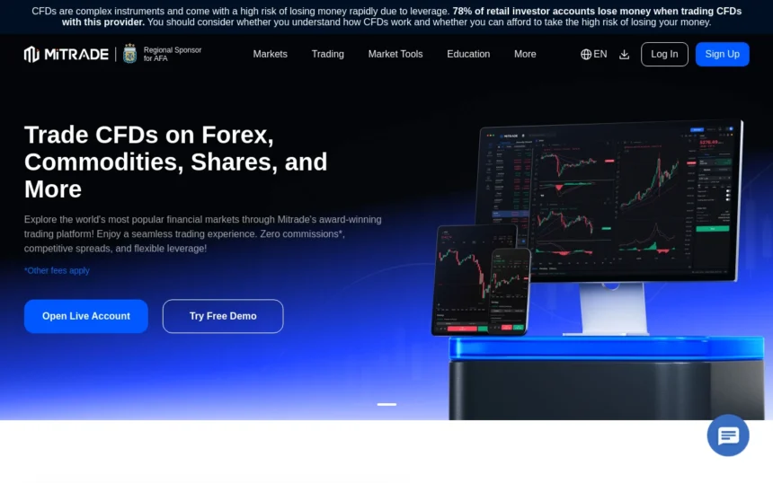 обзор сайта mitrade.com с отзывами пользователей