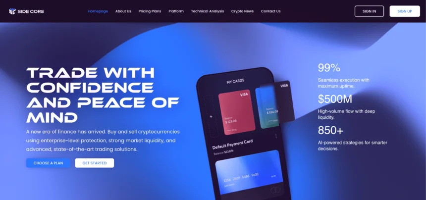 обзор сайта sidecore.co, отзывы пользователей, официальный сайт