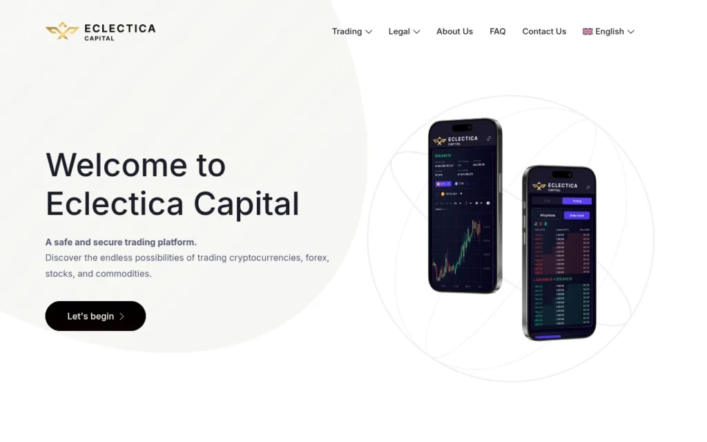 Eclectica-capital.com — фейковый брокер с сомнительными схемами для обмана пользователей.
