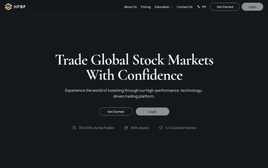 Главная страница hpbfltd.com — отзывы, обзор брокера и как вернуть средства