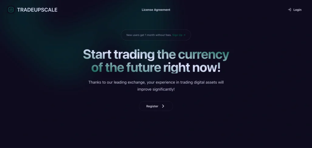 Tradeupscale.com — сайт мошеннического брокера с ложными обещаниями прибыли и сомнительными предложениями.